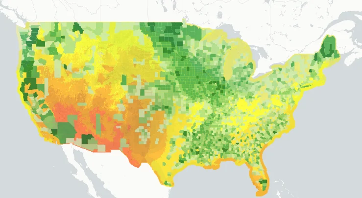 Preview of the NREL interactive renewable energy map