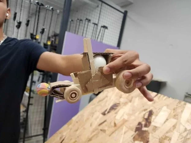 Student-designed example of a Creative Crash Testing model.