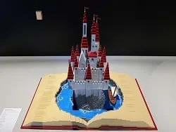 A children's castle pop-up book.