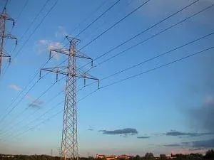 Electrical transmission lines.