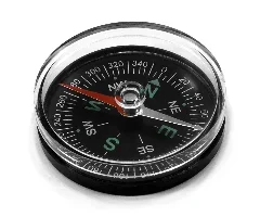 A plastic compass.