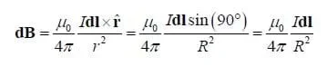 Equation dB =