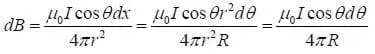 Equation dB =