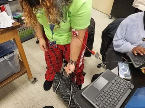 A photo showing another student prototype.