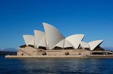 The Sydney Opera House in Australia.